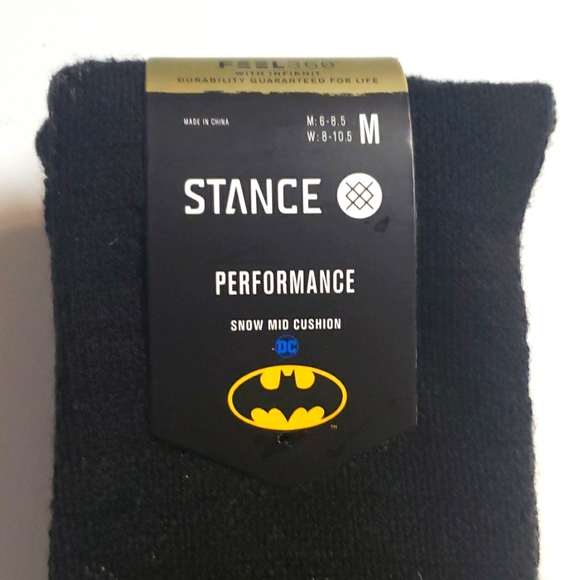 STANCE - "BATMAN" with FEEL 360 INFIKNIT Performance Socks. - Picture 5 of 10